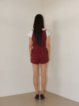 SHELL CAP SLEEVE T (WHITE)