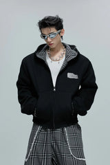 Reversible Houndstooth Pearl Jacket