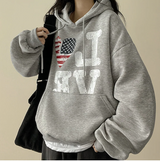 ラブアメリカンフラッグフード [フリース]