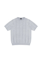 Linen Blend Knit T-Shirt