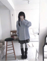 wind over-fit cotton shirt