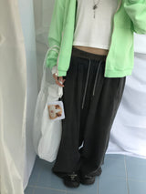 フェミニンフラットネックロングTシャツ