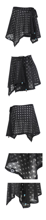 PLUS SKIRT IN BLACK