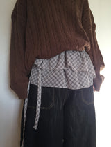 【即日発送】Frill Layered Wrap Skirt Belt