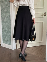 Becca Brushed Span Flare Skirt