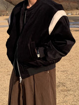 Velvet Varsity Jacket