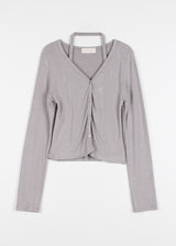 FRENCH LAYERED CARDIGAN