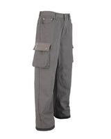 LAYERED CARGO PANTS (GRAY)