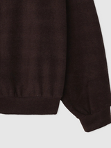 Betty Check Point Fleece Hoodie Zip-Up