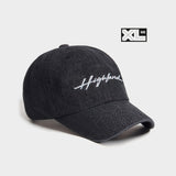ビッグサイズ XL ハイランドデニムキャップ ブラック