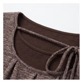 Elin Square Neck Layered Tee