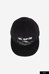 Bird embroidery wool flat cap