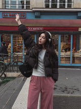 [U-BASIC] Herona Round Ribbed Knit