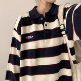 Ringb patch embroidery dangara collar button knit