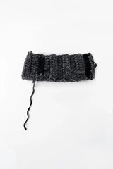 【MADE】 Crochet Silk Hair Band - Grey