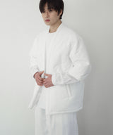 RELAX PADDING CARDIGAN WHITE