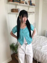 ミクニットショートスリーブカーディガン
