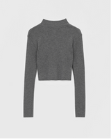 [MADE] ROAU Half Turtleneck V-Neck Cropped Knitwear