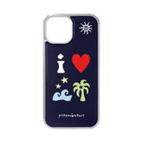 【MADE】 i ♥ サマーフォンケース (navy)