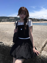 Kandi Bustier 半袖Tシャツ ノースリーブ セット