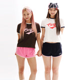 グッドバイブオンリーリンガーTシャツ_ホワイト