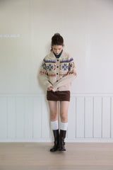 ビンテージタートルネックトップス