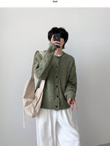 ルナンケーブルヘアカーディガン