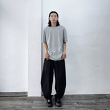 Structured Paneled Oversized Tee