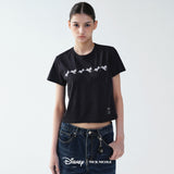 DISNEY BUTTERFLY 101 DALMATIAN CROP TOP_BLACK