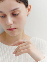 26SS★ [Premium Plating] Essence AB(W) Heart Tennis Ring
