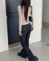 Angel boots cut pants