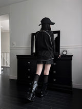 オーバーフィットトラックステッチT (unisex)