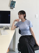 デイリークロップ半袖Tシャツ (10c)