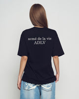 26SS フロッキングベーシックロゴ半袖Tシャツ