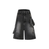 Kyle Ring Pocket Denim Bermuda Pants
