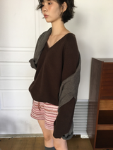 アンコール ウール Vネック ニット (5color)