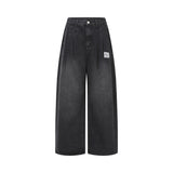 デュロツーピンタックワイドデニムパンツ UNISEX