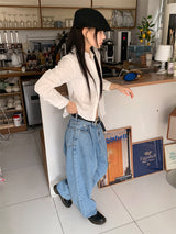 FORMAL PINTUCK JEANS