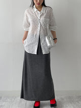 Flower Asa Over Fit Shirt