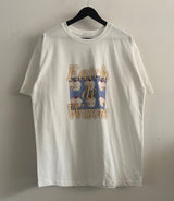 ウェーブカップケーキラウンドネックプリンティドレタリングオーバーサイズ半袖Tシャツ (3 colors)