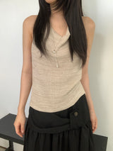Defnit Draped Knit Tank Top