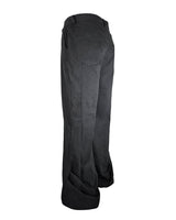 アンバランス フォールディング パンツ BLACK