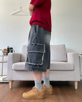 Indie Bermuda Cargo Denim Pants