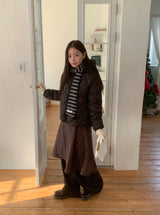 Kotanna Quilted Hooded Padded Jumper