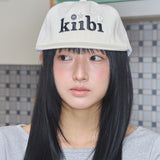 logo button cap ivory
