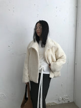 Le Hairi Half-Neck Quilted Coat (2 Colors)