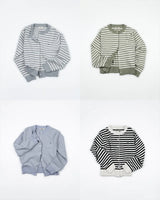 [ORIGINAL] Peb Stripe Knit Cardigan