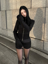 Mix Texture Two-Way Pocket Setup Pants