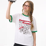 DANGEROUS SCOOP RINGER T-SHIRT (3color)