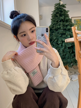 #Warp Basic Waffle Knit Muffler (6color)